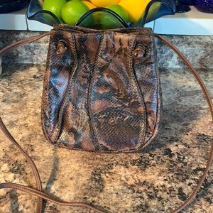 Vintage Sharif Python Crossbody